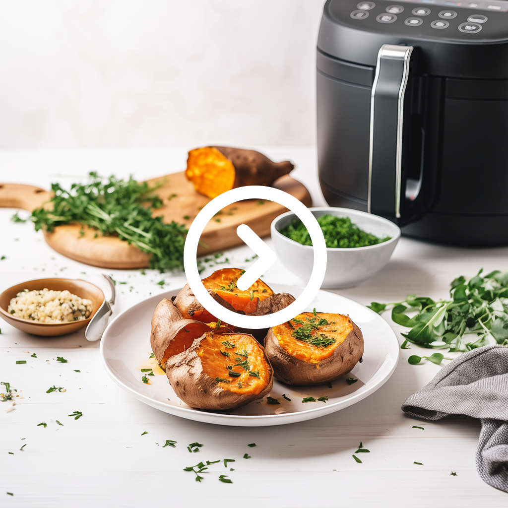 Batatinhas Crocantes com Ervas e Alho na Airfryer